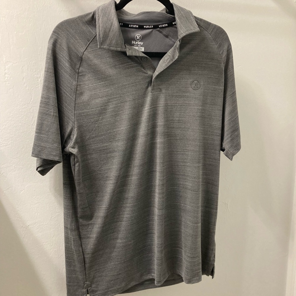 Hurley Men's Charcoal Polo Shirt